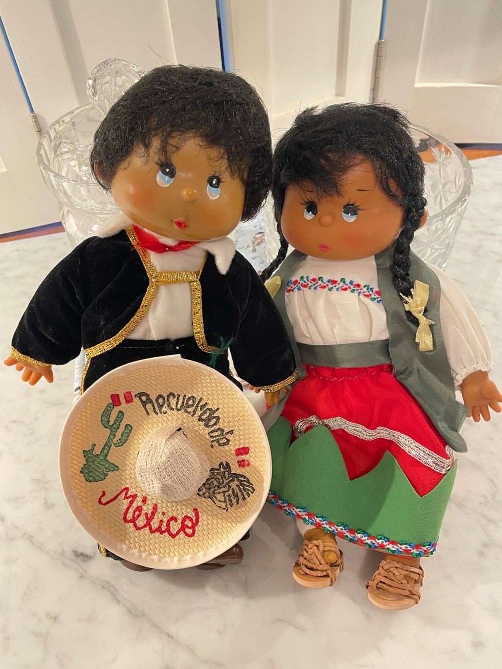 Add this Pair to Your Travel Doll Collection